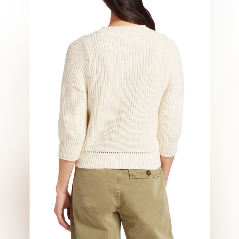 FRAME Drop Needle Crew Neck Sweater - Picture 3 of 9